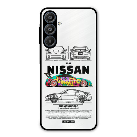 Colorful Nissan Samsung Galaxy A16 5G Mobile Back Cover - Car&Bike PrintShield Case