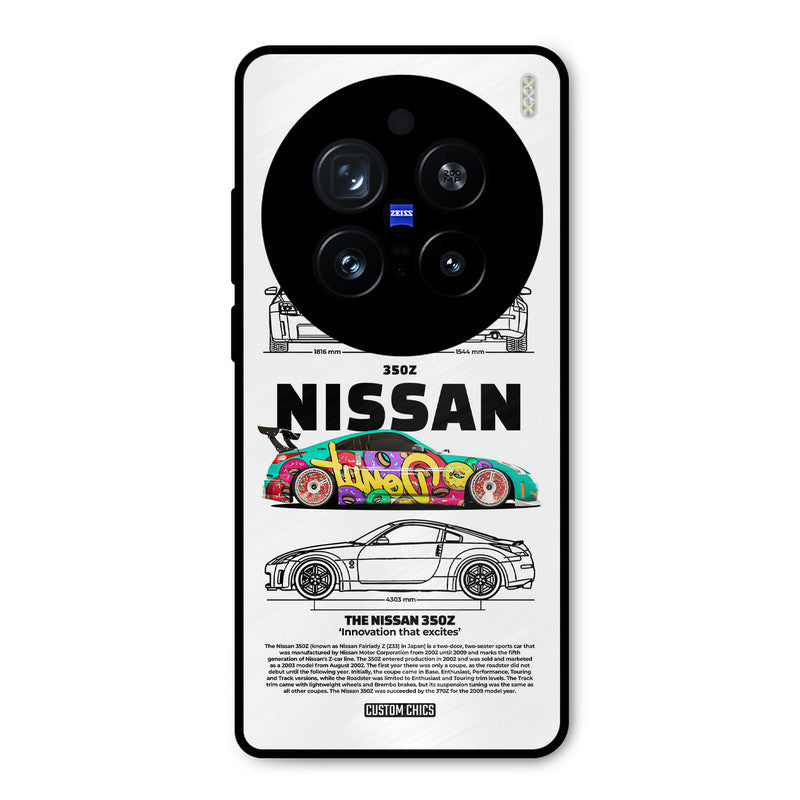 Colorful Nissan Vivo X200 Pro Mobile Back Cover - Car&Bike PrintShield Case