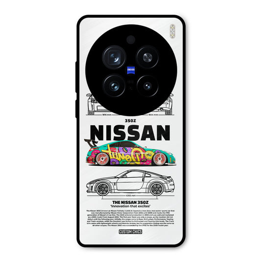 Colorful Nissan Vivo X200 Pro Mobile Back Cover - Car&Bike PrintShield Case