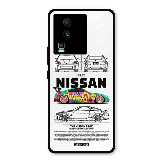Colorful Nissan IQOO Neo 7 Pro Mobile Back Cover - Car&Bike PrintShield Case