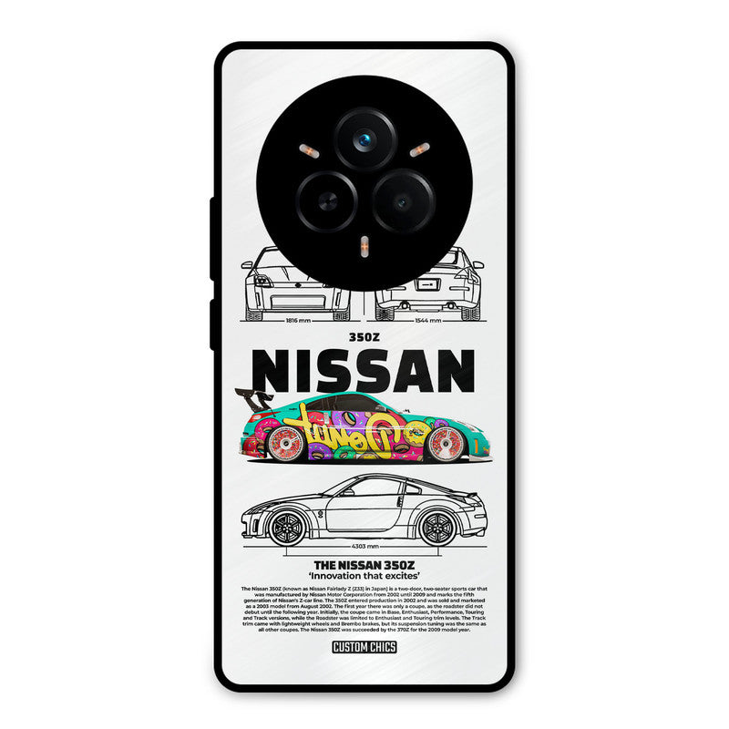 Colorful Nissan Realme 14 Pro Plus Mobile Back Cover - Car&Bike PrintShield Case