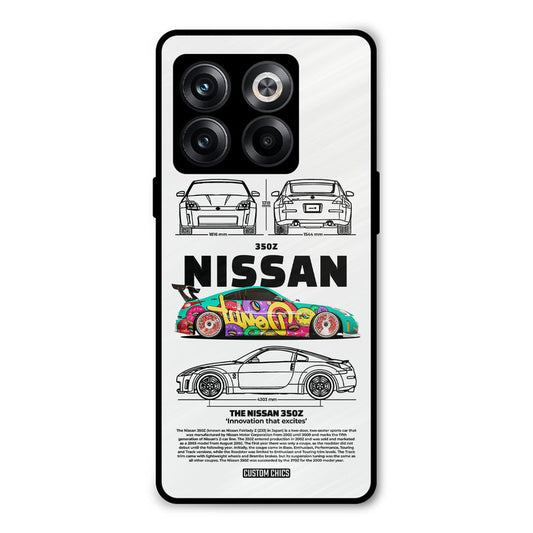 Colorful Nissan Oneplus 10T Mobile Back Cover - Car&Bike PrintShield Case