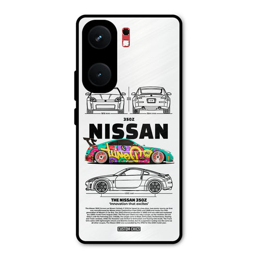 Colorful Nissan iQOO Neo 9 Pro Mobile Back Cover - Car&Bike PrintShield Case