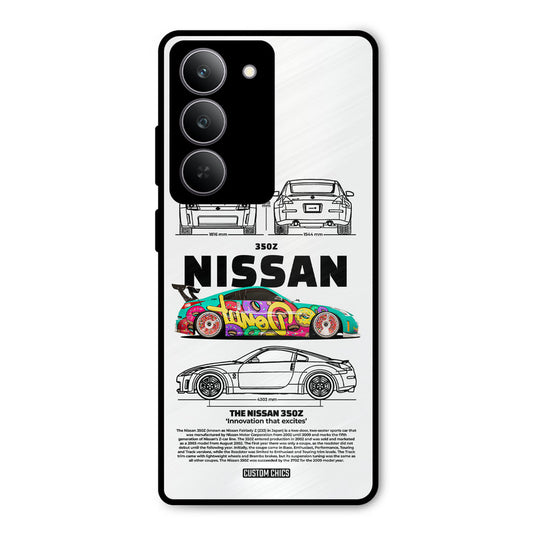 Colorful Nissan Realme 14x Mobile Back Cover - Car&Bike PrintShield Case