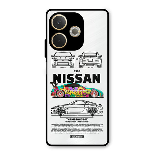 Colorful Nissan Oppo A5 Pro Mobile Back Cover - Car&Bike PrintShield Case