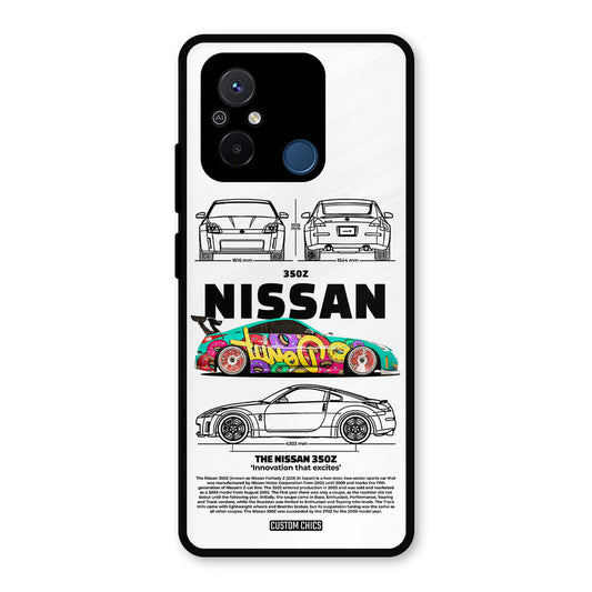 Colorful Nissan Redmi 12c Mobile Back Cover - Car&Bike PrintShield Case