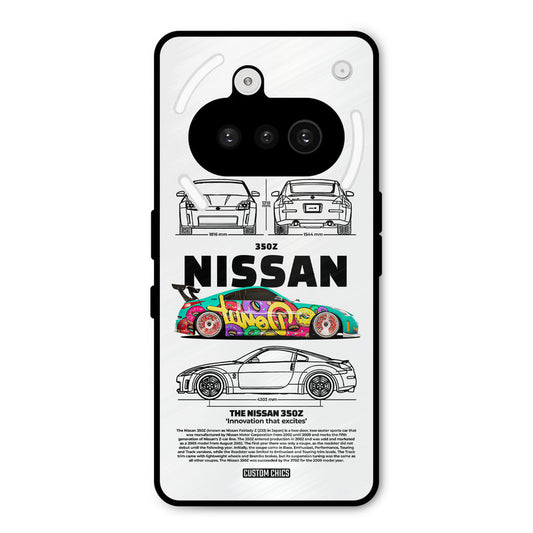 Colorful Nissan Nothing Phone 3A Mobile Back Cover - Car&Bike PrintShield Case