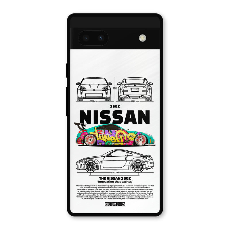 Colorful Nissan Google Pixel 6a Mobile Back Cover - Car&Bike PrintShield Case
