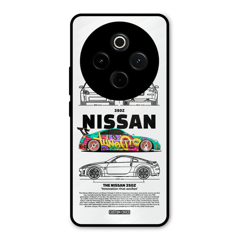 Colorful Nissan iQoo Z10 Mobile Back Cover - Car&Bike PrintShield Case