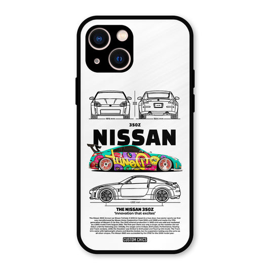 Colorful Nissan iPhone 13 Mobile Back Cover - Car&Bike PrintShield Case
