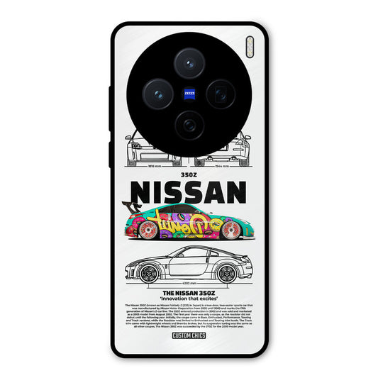 Colorful Nissan Vivo X200 Mobile Back Cover - Car&Bike PrintShield Case