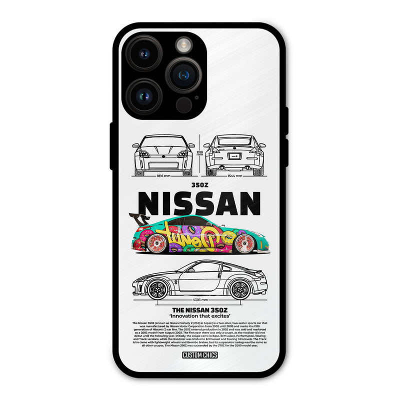Colorful Nissan iPhone 14 Pro Max Mobile Back Cover - Car&Bike PrintShield Case