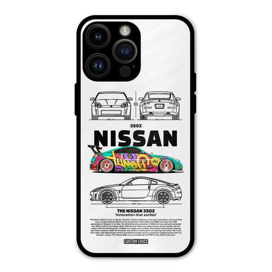 Colorful Nissan iPhone 14 Pro Max Mobile Back Cover - Car&Bike PrintShield Case