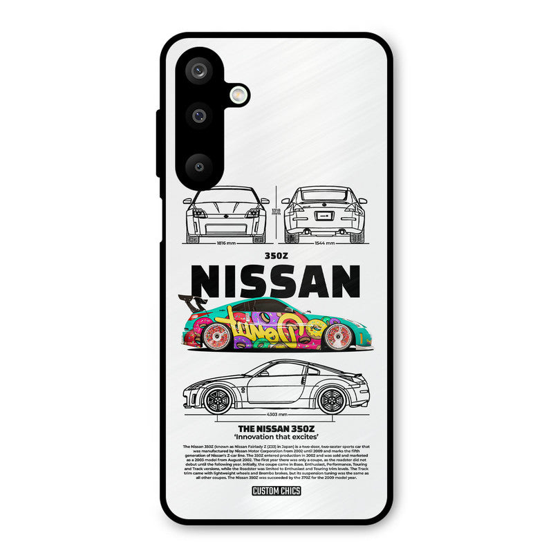 Colorful Nissan Samsung Galaxy M16 Mobile Back Cover - Car&Bike PrintShield Case