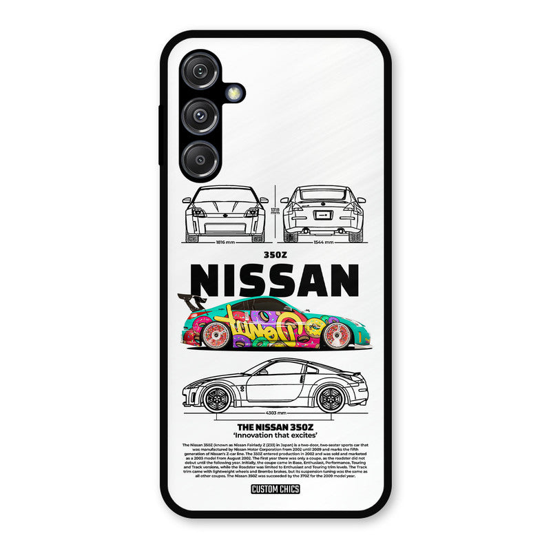 Colorful Nissan Samsung Galaxy M34 5G Mobile Back Cover - Car&Bike PrintShield Case