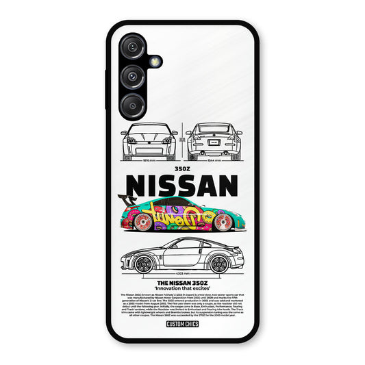 Colorful Nissan Samsung Galaxy M34 5G Mobile Back Cover - Car&Bike PrintShield Case