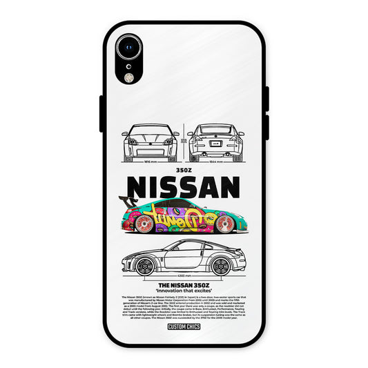 Colorful Nissan iPhone XR Mobile Back Cover - Car&Bike PrintShield Case