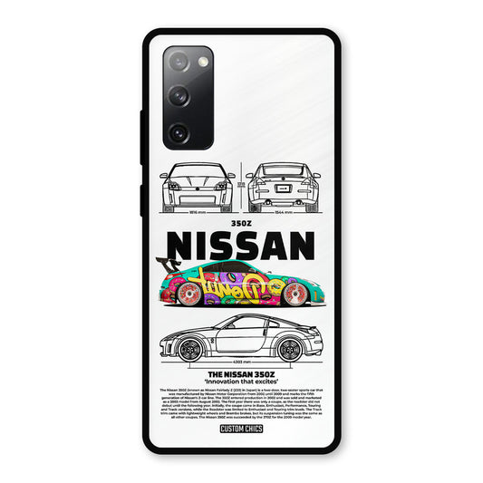 Colorful Nissan Samsung Galaxy S20 FE Mobile Back Cover - Car&Bike PrintShield Case