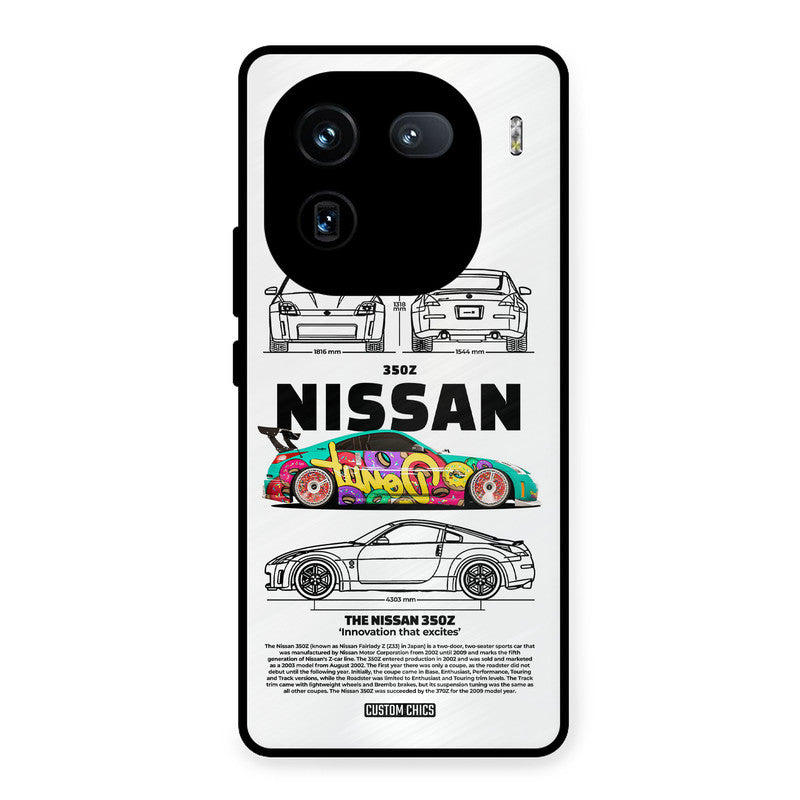 Colorful Nissan iQOO 12 Mobile Back Cover - Car&Bike PrintShield Case