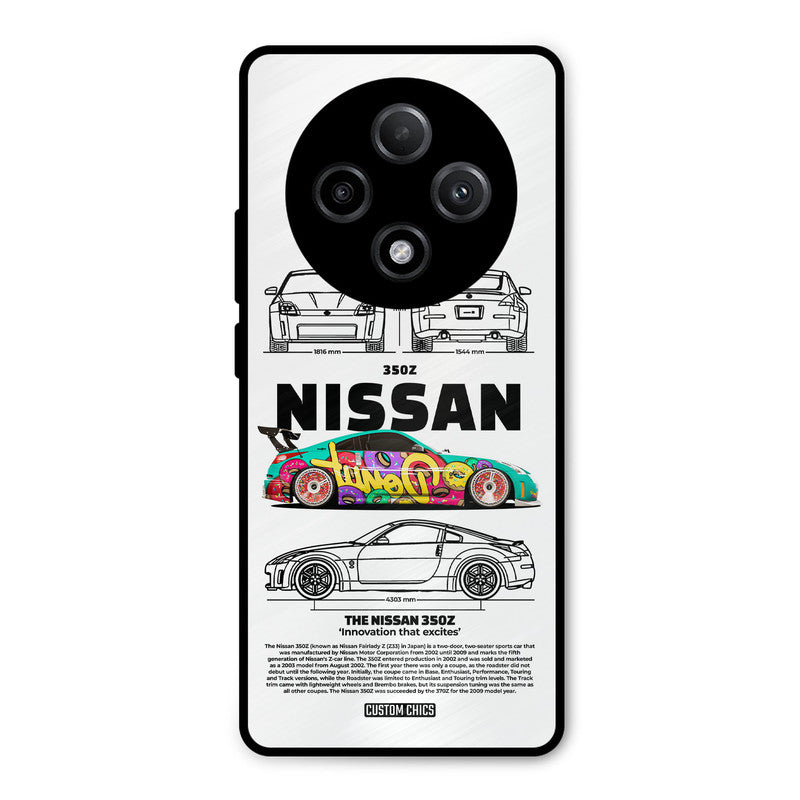 Colorful Nissan Oppo F27 Pro Plus 5G Mobile Back Cover - Car&Bike PrintShield Case