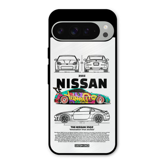Colorful Nissan Google Pixel 9 Pro XL Mobile Back Cover - Car&Bike PrintShield Case
