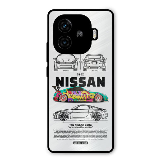 Colorful Nissan iQoo Z9 Turbo Mobile Back Cover - Car&Bike PrintShield Case