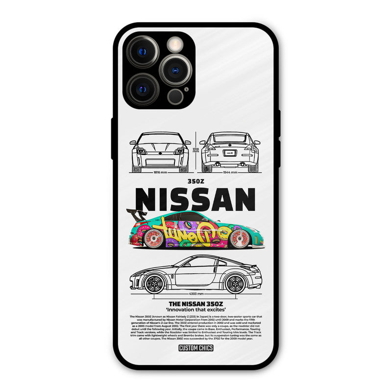 Colorful Nissan iPhone 12 Pro Max Mobile Back Cover - Car&Bike PrintShield Case