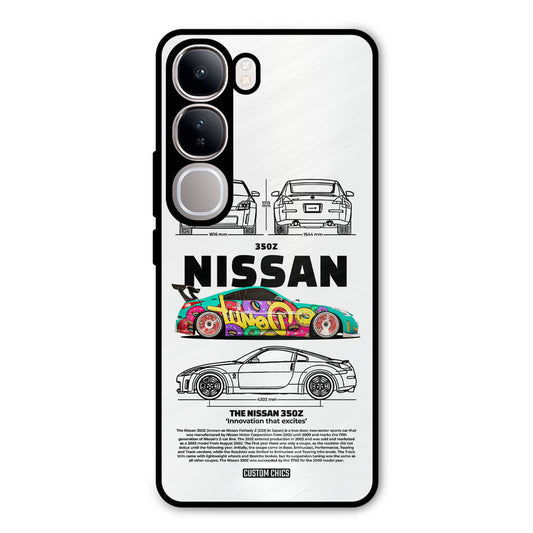 Colorful Nissan Vivo Y300 Mobile Back Cover - Car&Bike PrintShield Case