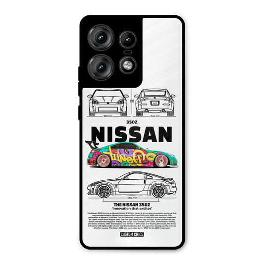 Colorful Nissan Motorola Edge 50 Pro Mobile Back Cover - Car&Bike PrintShield Case