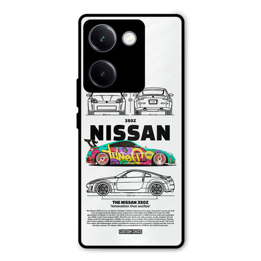 Colorful Nissan Vivo Y300 Plus Mobile Back Cover - Car&Bike PrintShield Case