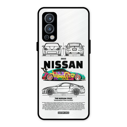 Colorful Nissan OnePlus Nord 2 5G Mobile Back Cover - Car&Bike PrintShield Case
