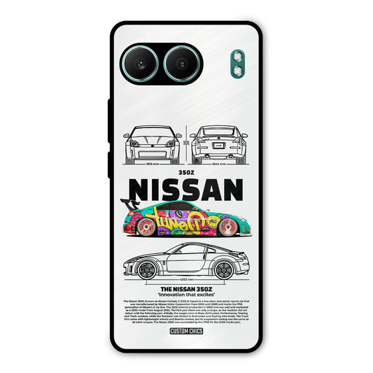 Colorful Nissan OnePlus Nord 4 Mobile Back Cover - Car&Bike PrintShield Case