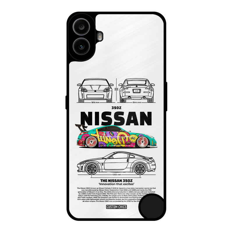 Colorful Nissan Nothing CMF Phone 1 Mobile Back Cover - Car&Bike PrintShield Case