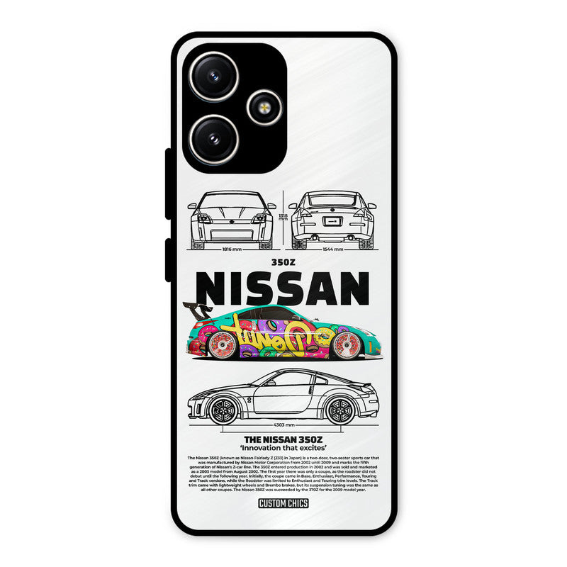 Colorful Nissan Redmi 12 5G Mobile Back Cover - Car&Bike PrintShield Case