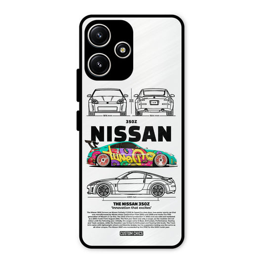 Colorful Nissan Redmi 12 5G Mobile Back Cover - Car&Bike PrintShield Case