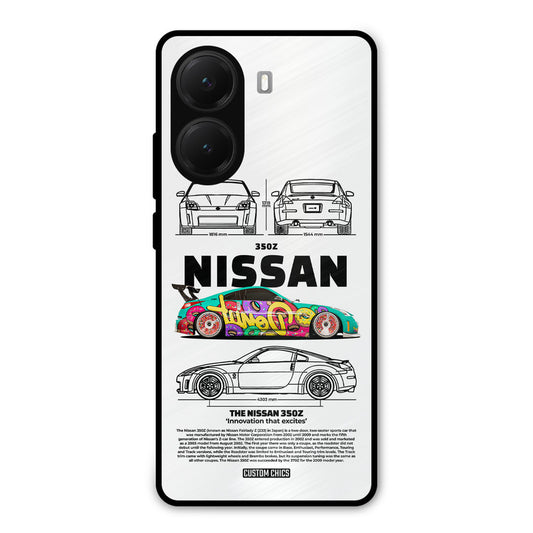 Colorful Nissan Poco X7 Pro Mobile Back Cover - Car&Bike PrintShield Case