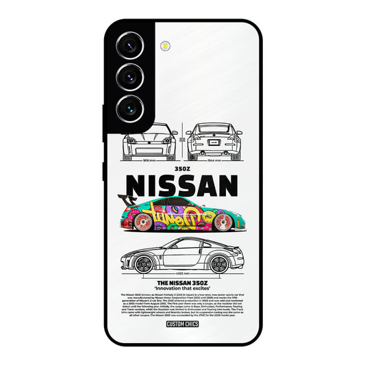Colorful Nissan Samsung Galaxy S22 Mobile Back Cover - Car&Bike PrintShield Case