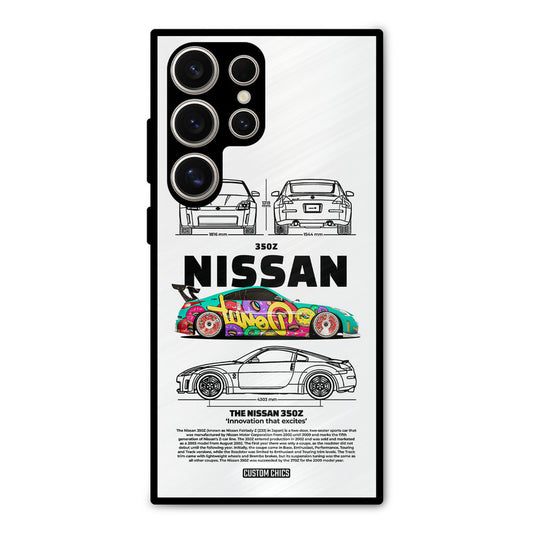 Colorful Nissan Samsung Galaxy S24 Ultra Mobile Back Cover - Car&Bike PrintShield Case