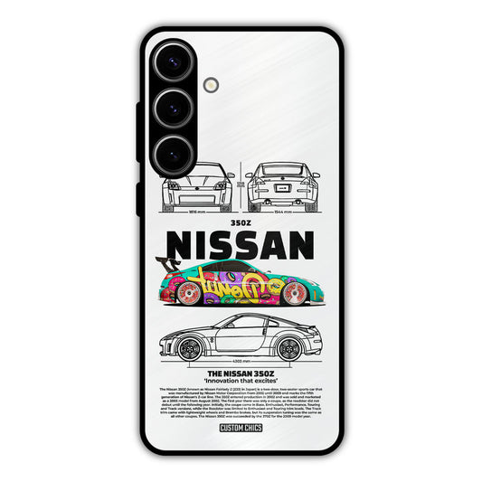 Colorful Nissan Samsung Galaxy S24 Plus Mobile Back Cover - Car&Bike PrintShield Case