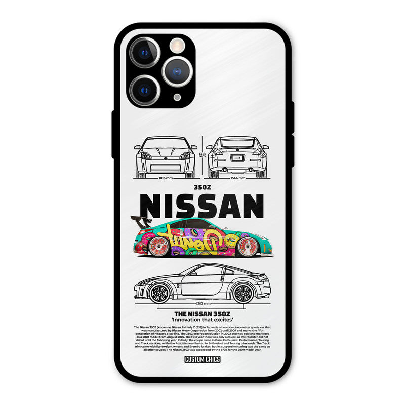 Colorful Nissan iPhone 11 Pro Mobile Back Cover - Car&Bike PrintShield Case