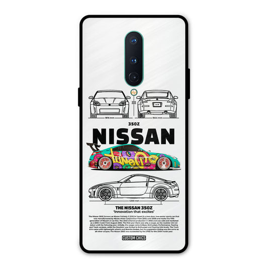 Colorful Nissan Oneplus 8 Mobile Back Cover - Car&Bike PrintShield Case