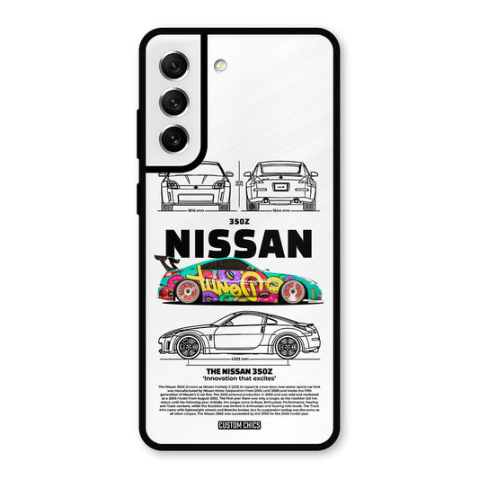 Colorful Nissan Samsung Galaxy S21 FE 5G Mobile Back Cover - Car&Bike PrintShield Case