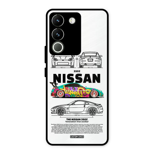 Colorful Nissan Vivo Y200 Mobile Back Cover - Car&Bike PrintShield Case