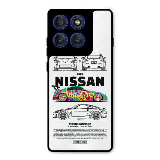Colorful Nissan Motorola Edge 60 Pro Mobile Back Cover - Car&Bike PrintShield Case