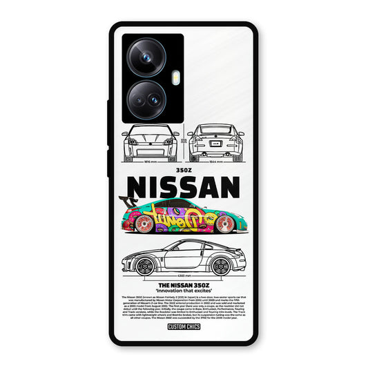 Colorful Nissan Realme 10 Pro Plus Mobile Back Cover - Car&Bike PrintShield Case