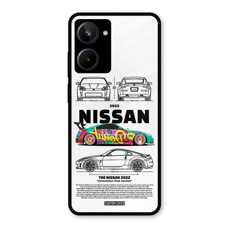 Colorful Nissan Realme 10 Mobile Back Cover - Car&Bike PrintShield Case