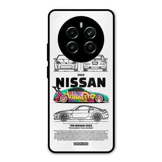 Colorful Nissan Realme 12 Plus Mobile Back Cover - Car&Bike PrintShield Case
