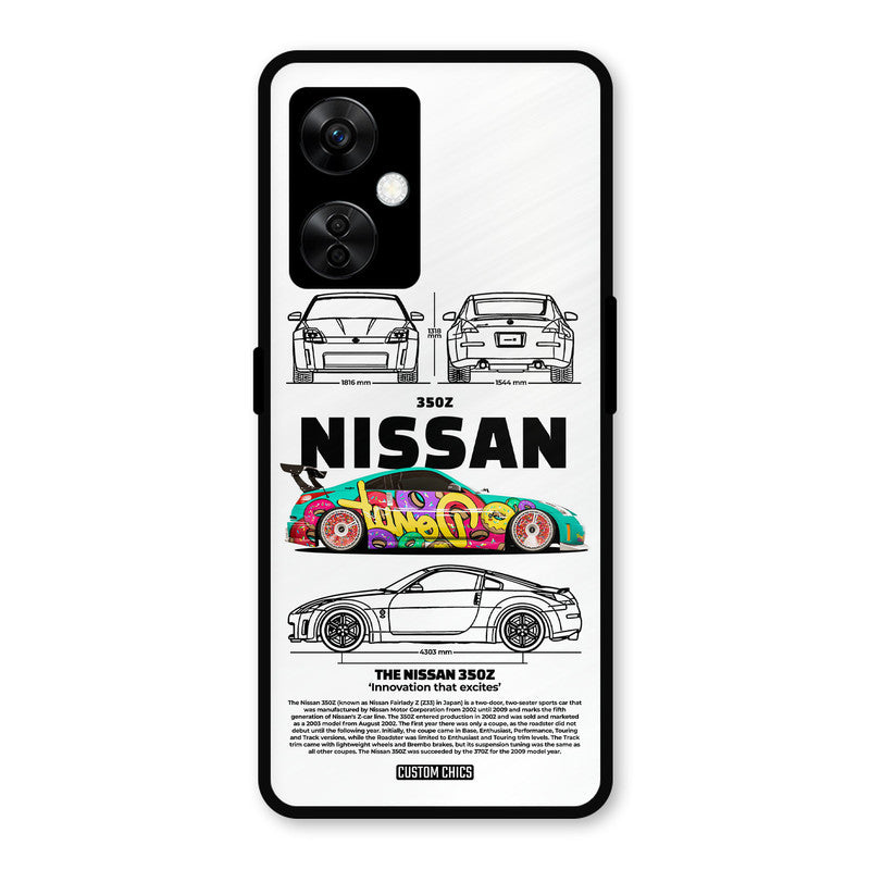Colorful Nissan OnePlus Nord CE 3 Lite Mobile Back Cover - Car&Bike PrintShield Case