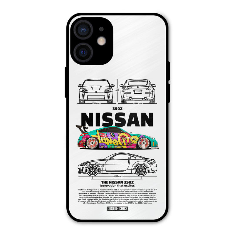 Colorful Nissan iPhone 12 Mini Mobile Back Cover - Car&Bike PrintShield Case