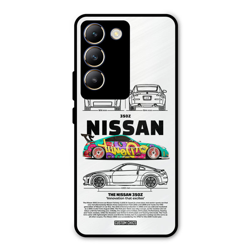 Colorful Nissan Vivo Y200e Mobile Back Cover - Car&Bike PrintShield Case